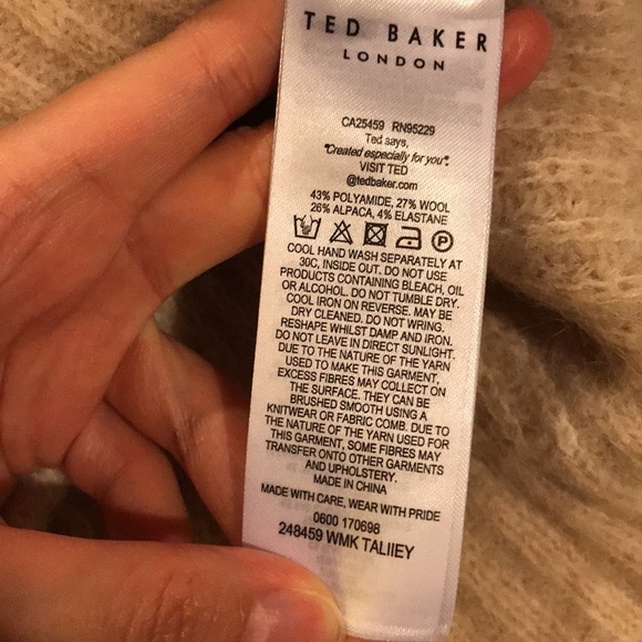 TED BAKER Cropped Cable Knit Sweater - Picture 13 of 13